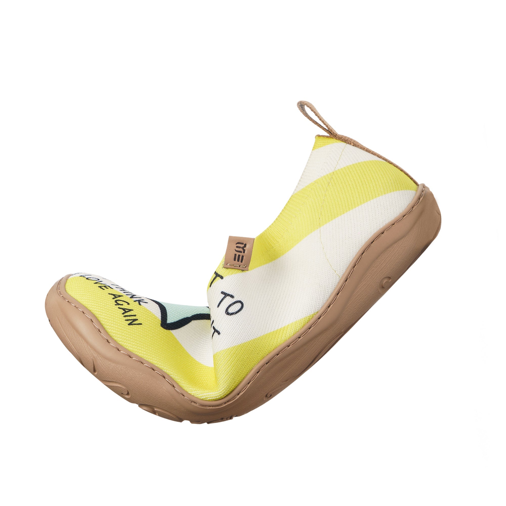 Sleeping Duck Women's Slip-On Shoes Painted Canvas Sneakers