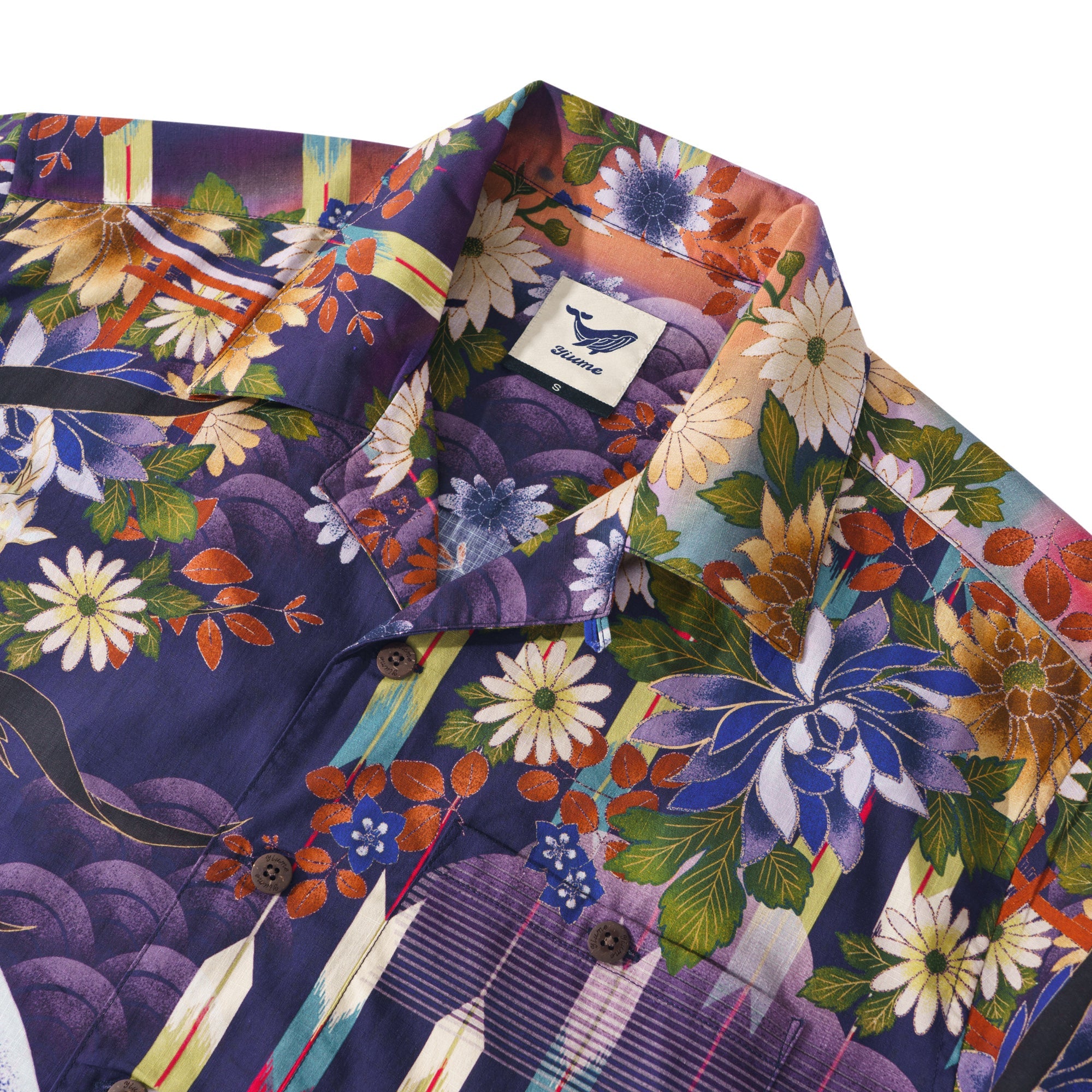 Eastern Inspired Rooster By Zeke Shirt 100% Cotton Men's Aloha Hawaiian Short Sleeve Camp Collar Shirt