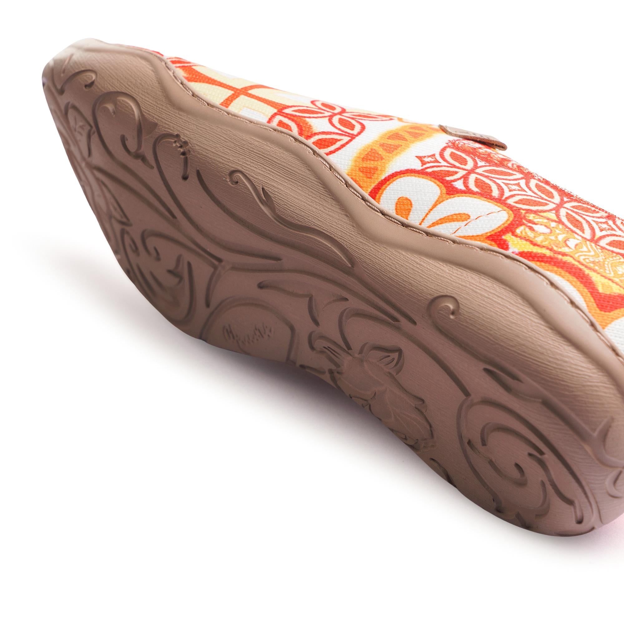 Tiki Print Women's Slip-On Shoes by TIKIROB  Painted Canvas Sneakers
