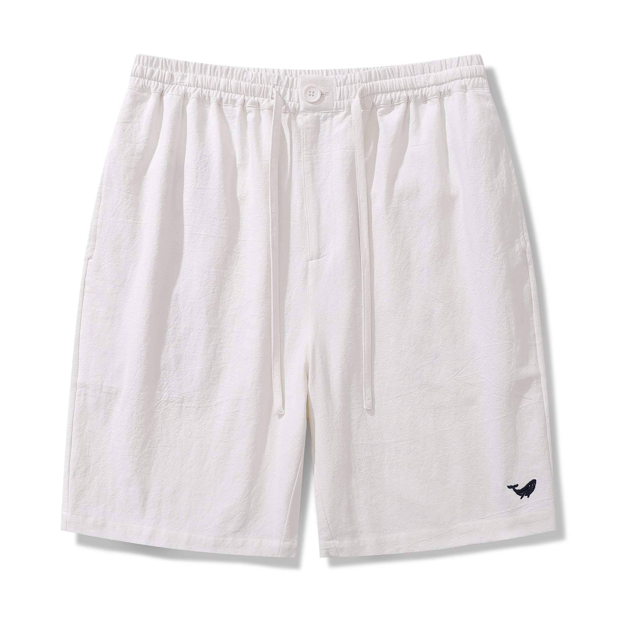 Mid-Rise Straight Bermuda 8-10 Inch Shorts - WHITE Version 3.0