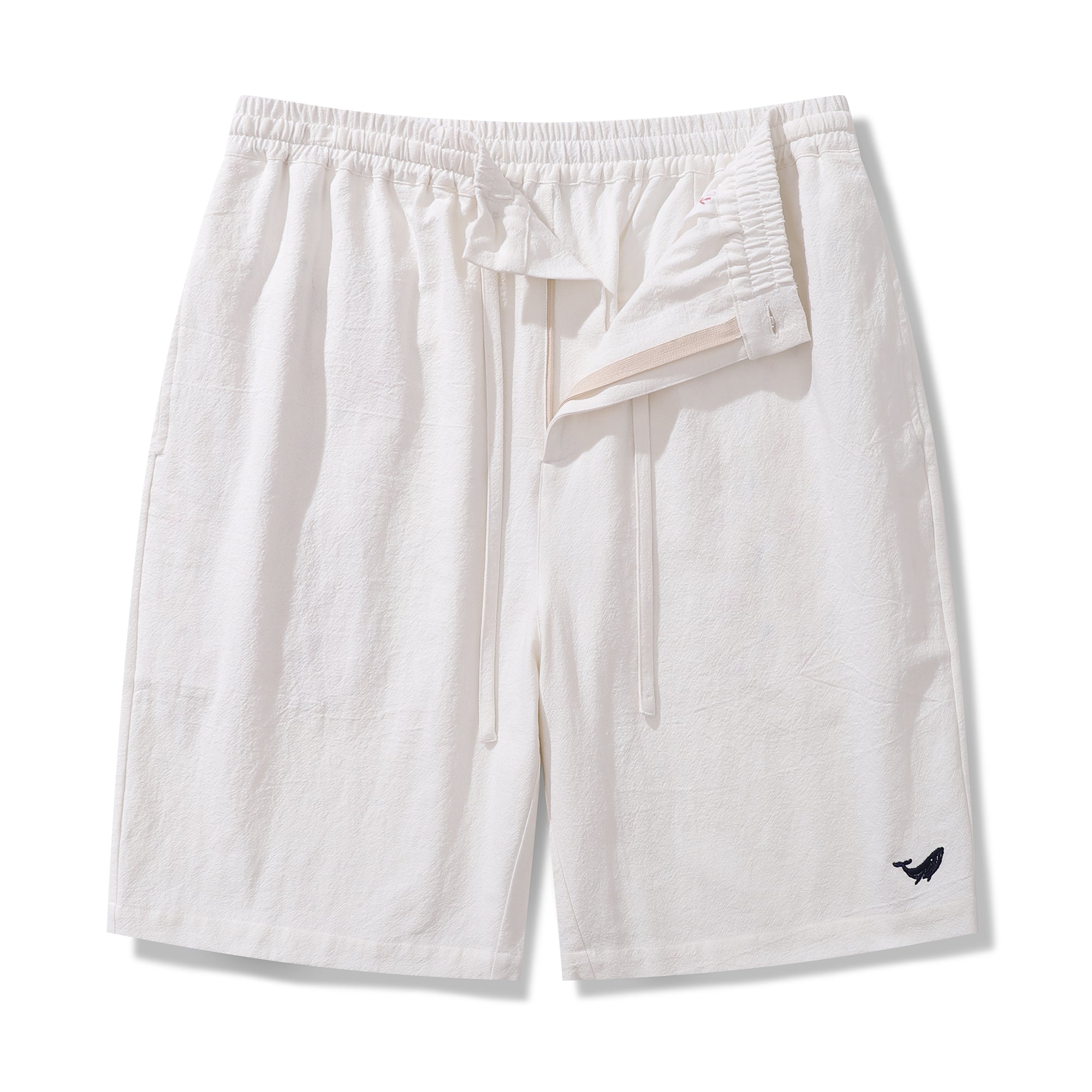 Mid-Rise Straight Bermuda 8-10 Inch Shorts - WHITE Version 3.0