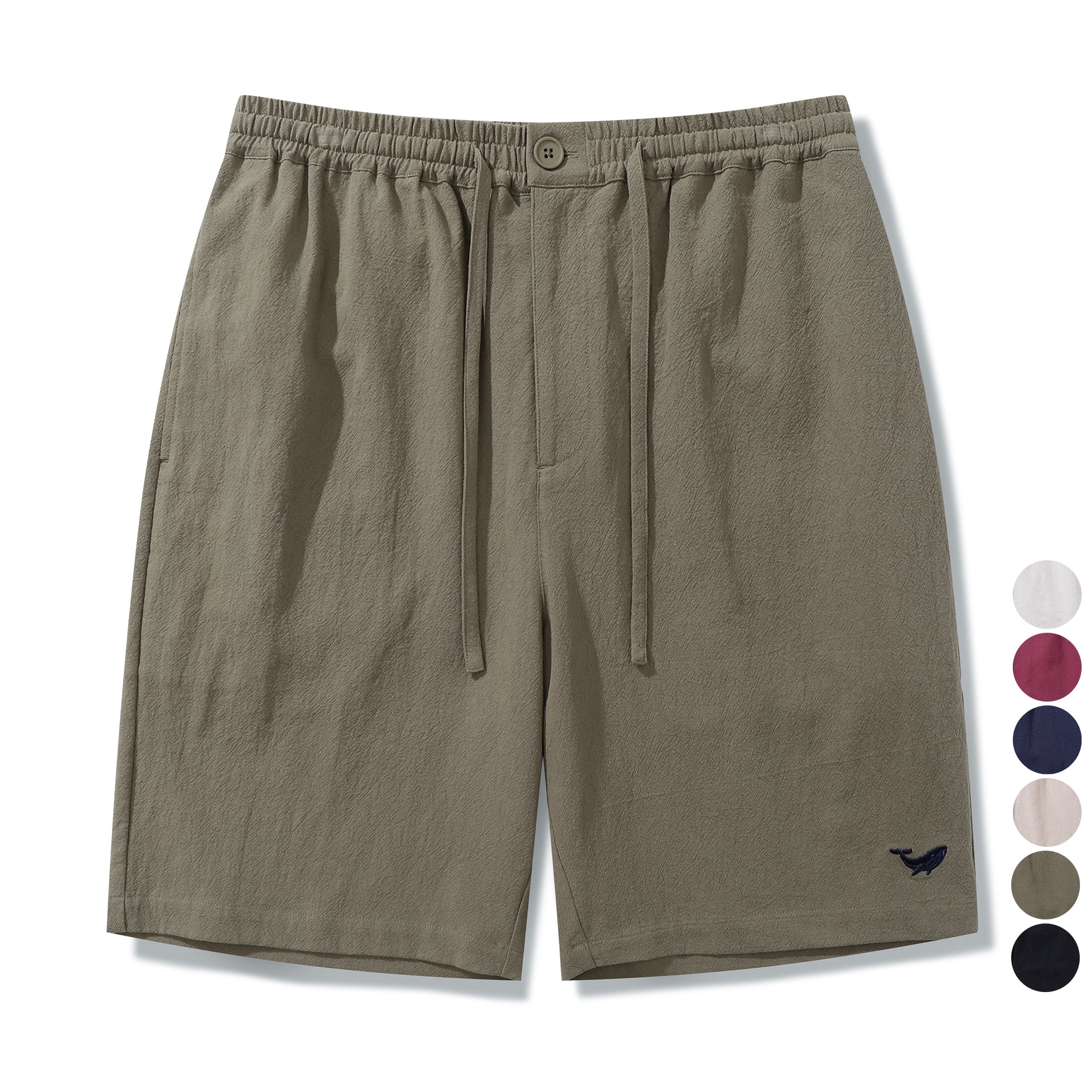 Mid-Rise Straight Bermuda 8-10 Inch Shorts - ARMY GREEN Version 3.0