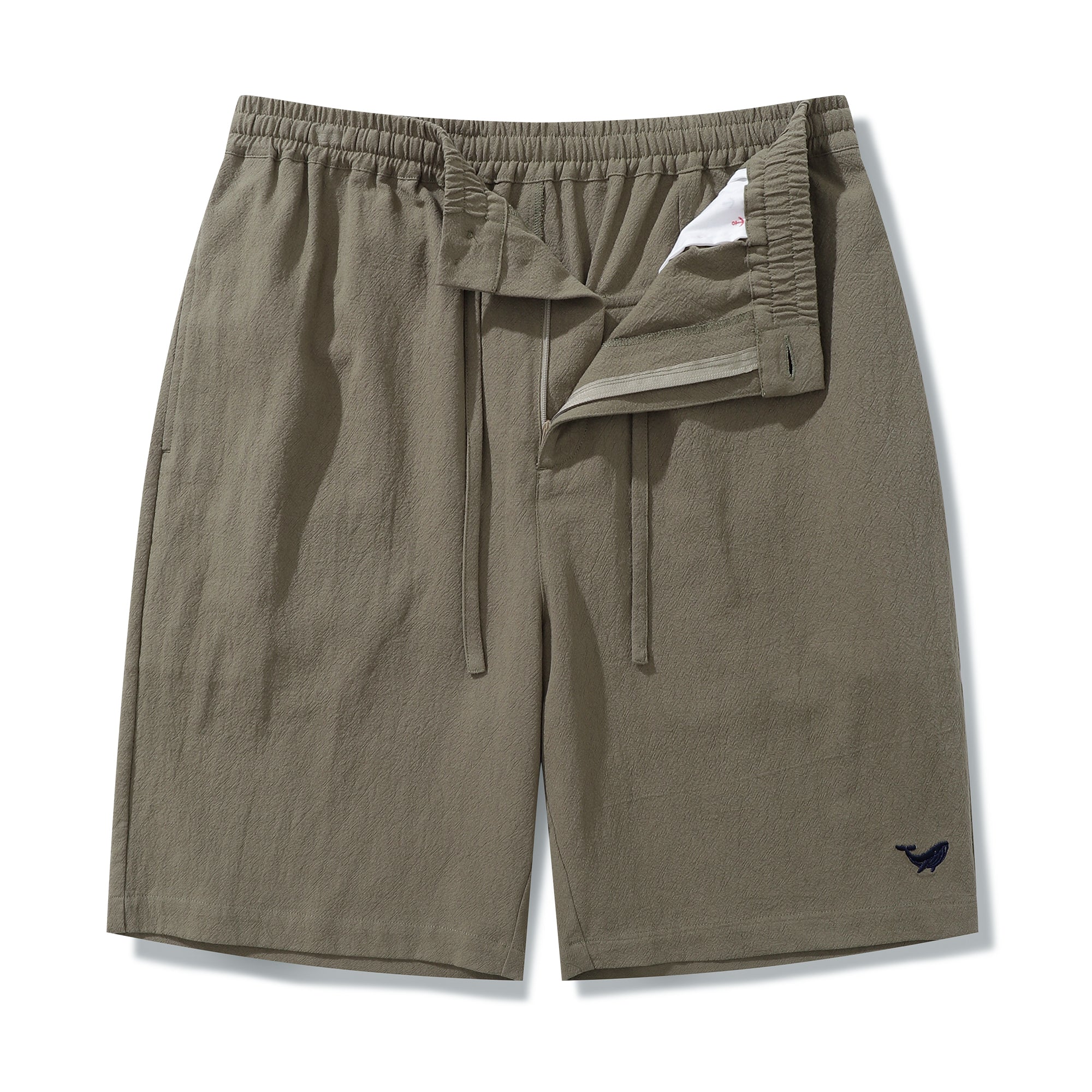 Mid-Rise Straight Bermuda 8-10 Inch Shorts - ARMY GREEN Version 3.0