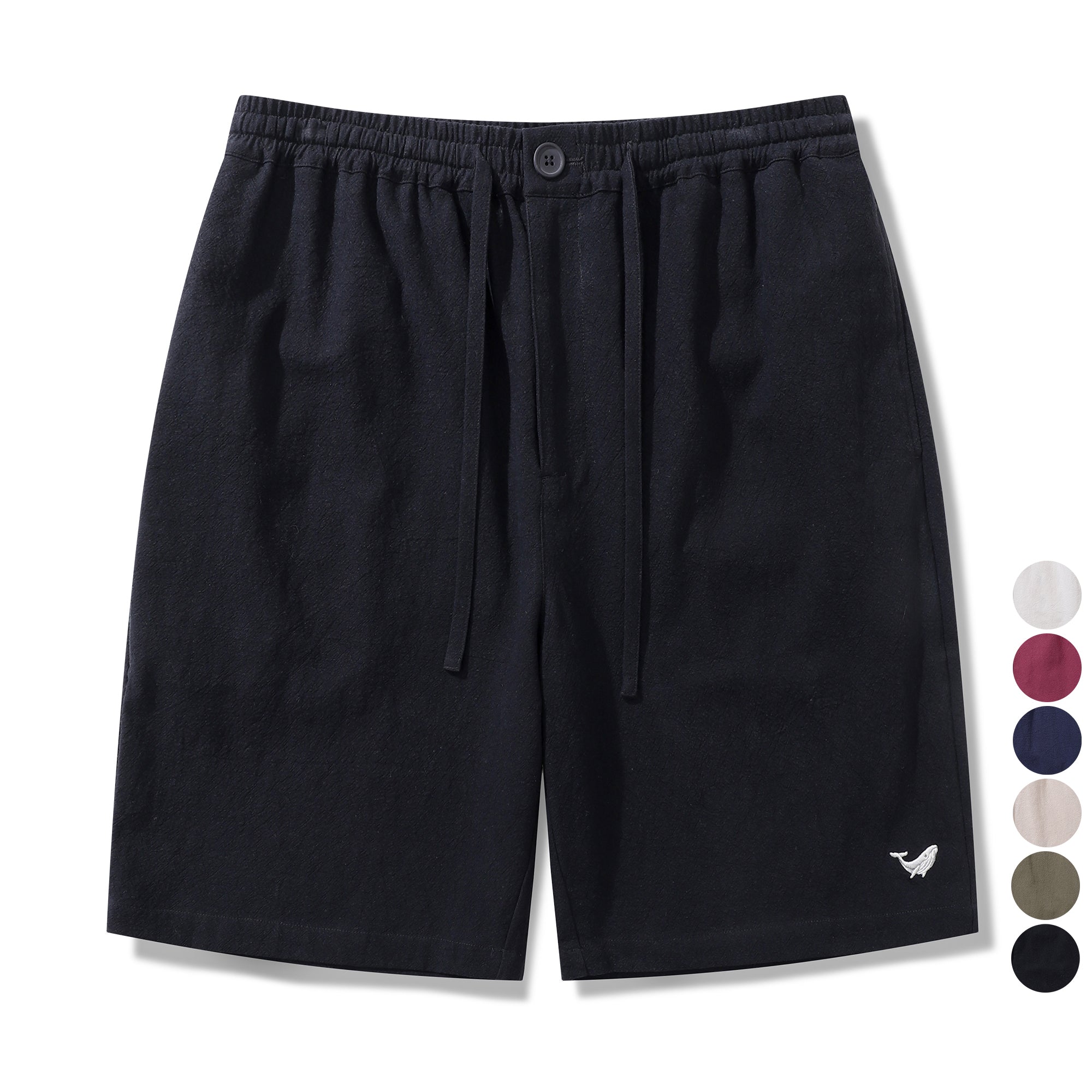 Mid-Rise Straight Bermuda 8-10 Inch Shorts - BLACK Version 3.0