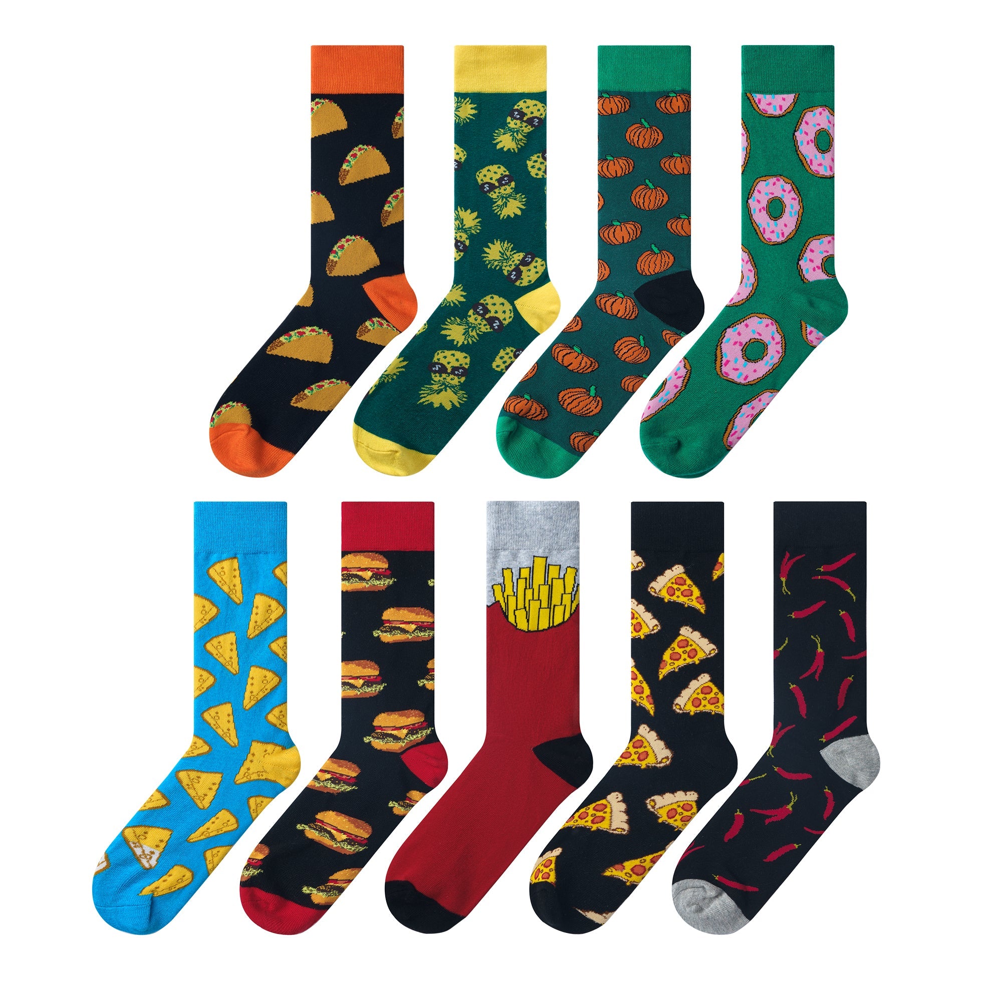 Doughnut Print Men Socks