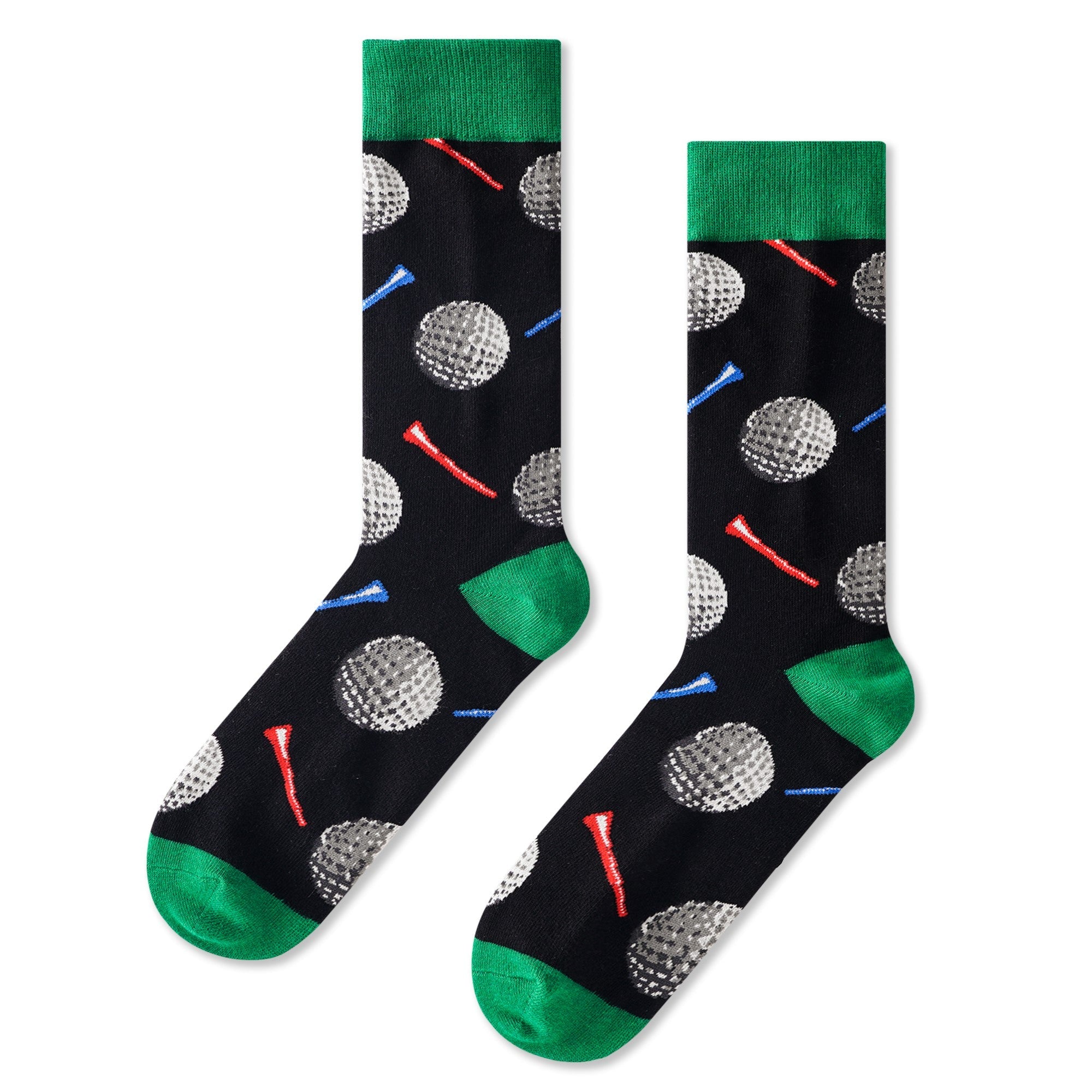 Golf Balls Printed Men's Socks