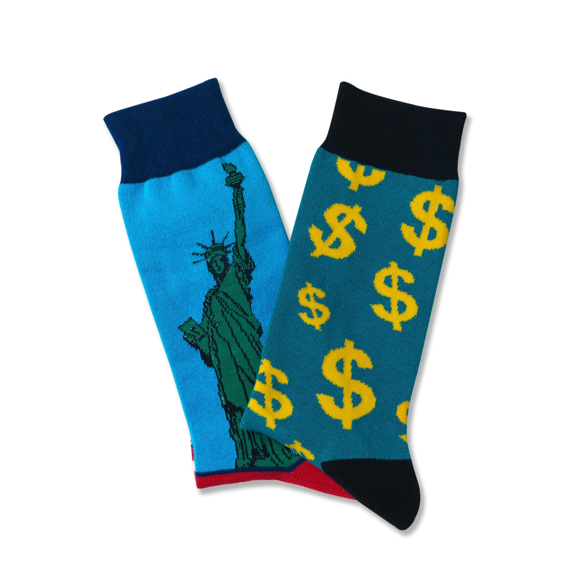 Statue of Liberty Print Men Socks