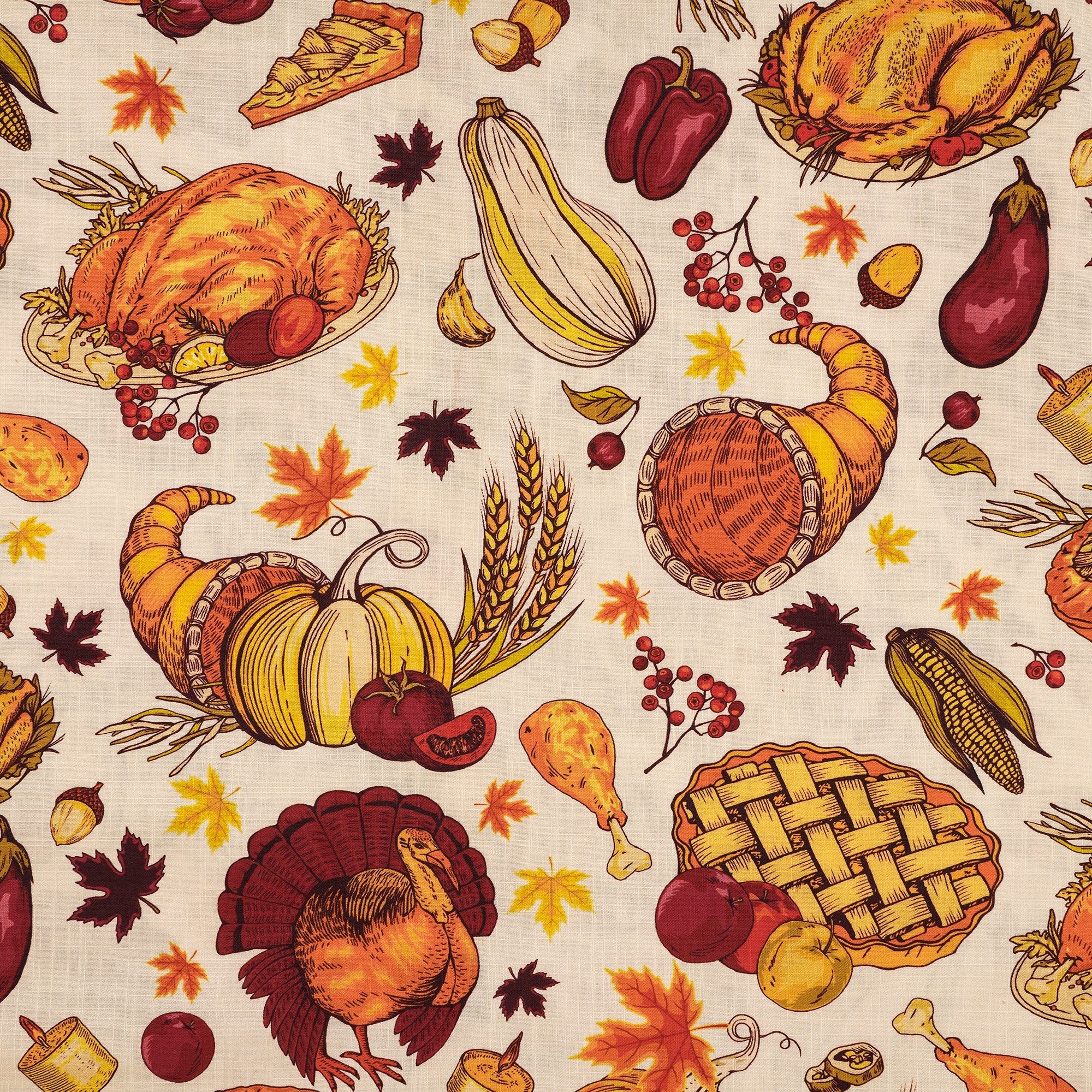 Men's Hawaiian Shirt Short Sleeve Button-down 100% Cotton Yellow Aloha Harvest Harmony Celebration