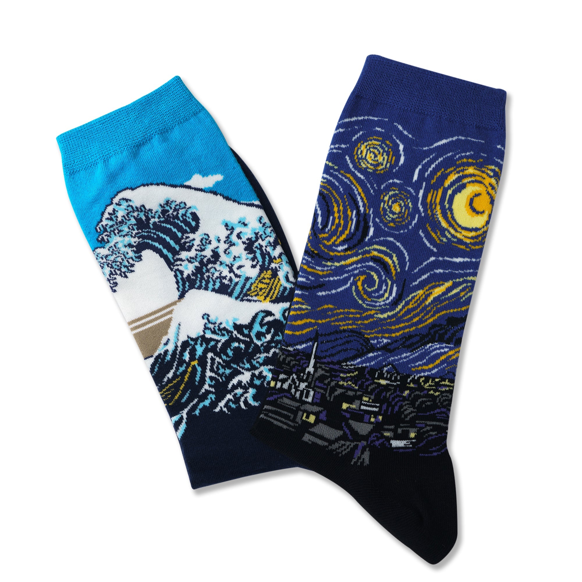 Japanese Ukiyo-e Print Men Socks