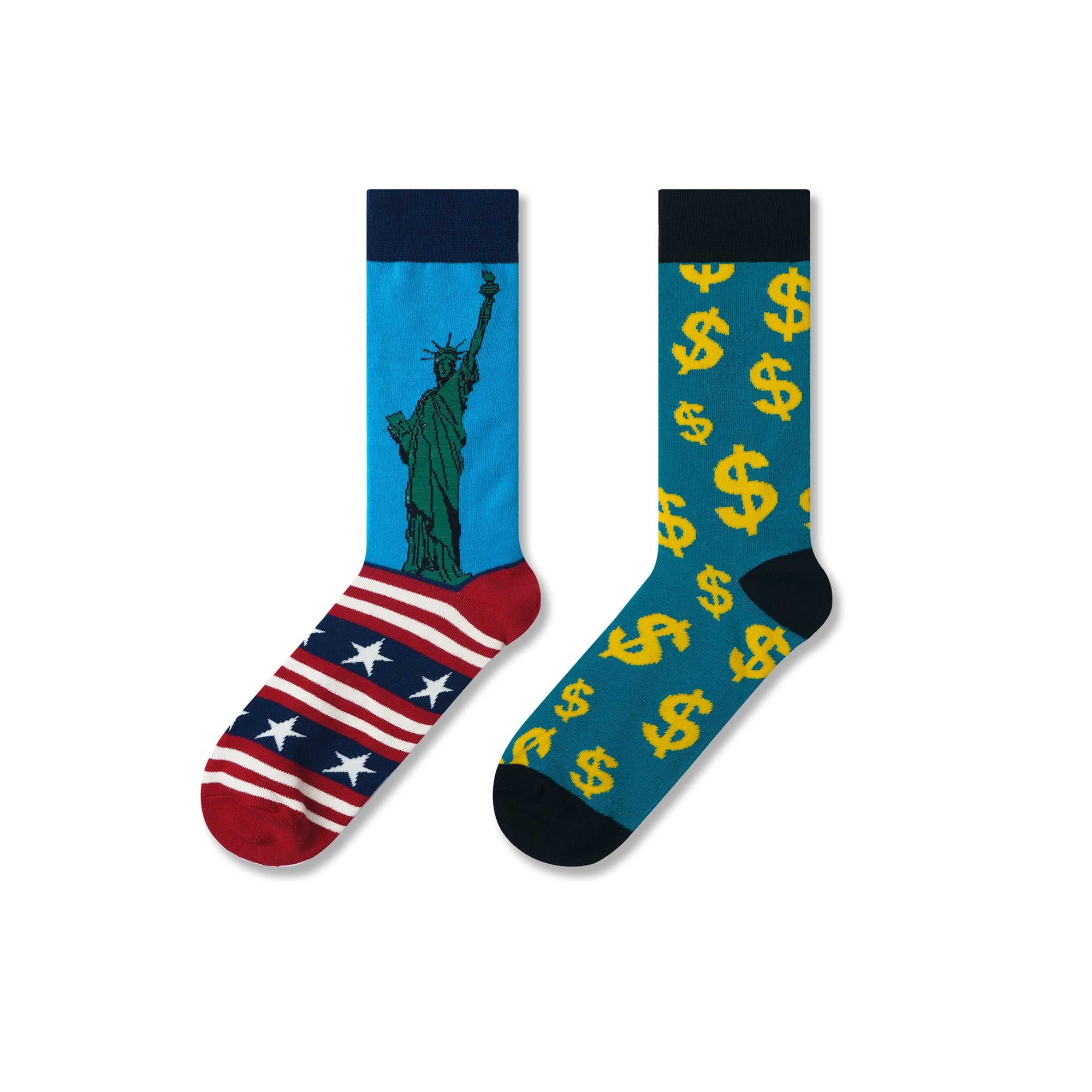 Statue of Liberty Print Men Socks