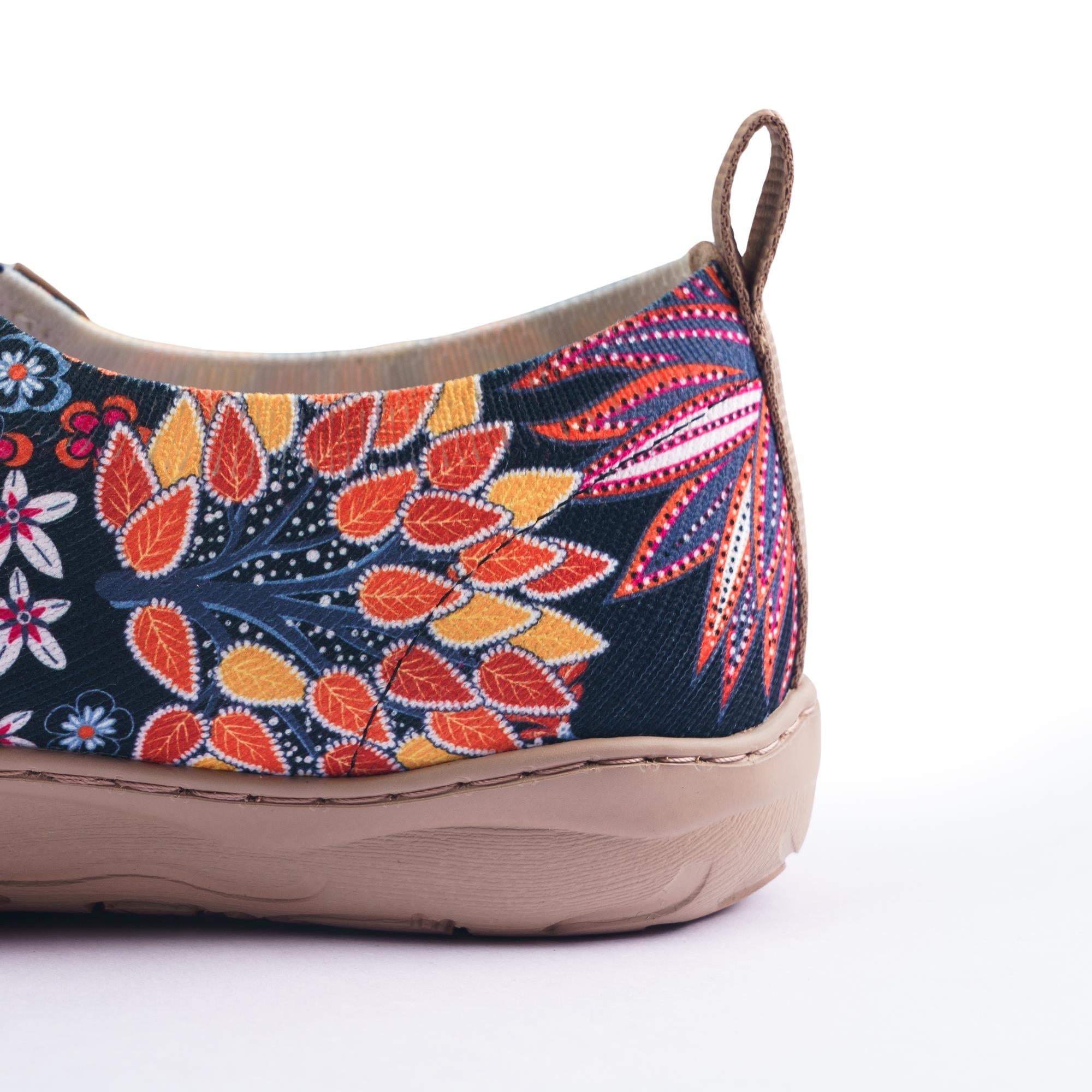 Quirky Plants Women's Slip-On Shoes Painted Canvas Sneakers