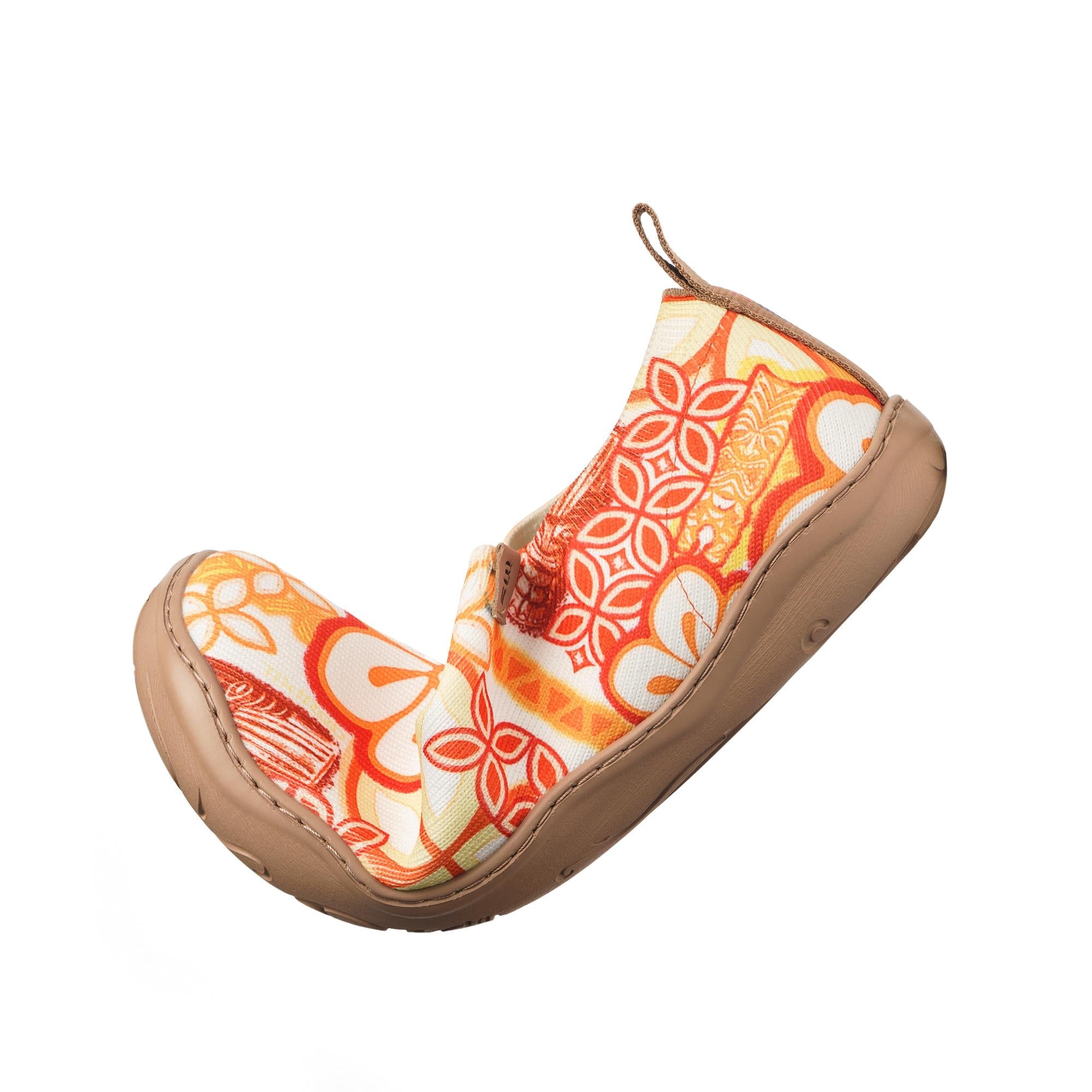 Tiki Print Women's Slip-On Shoes by TIKIROB  Painted Canvas Sneakers