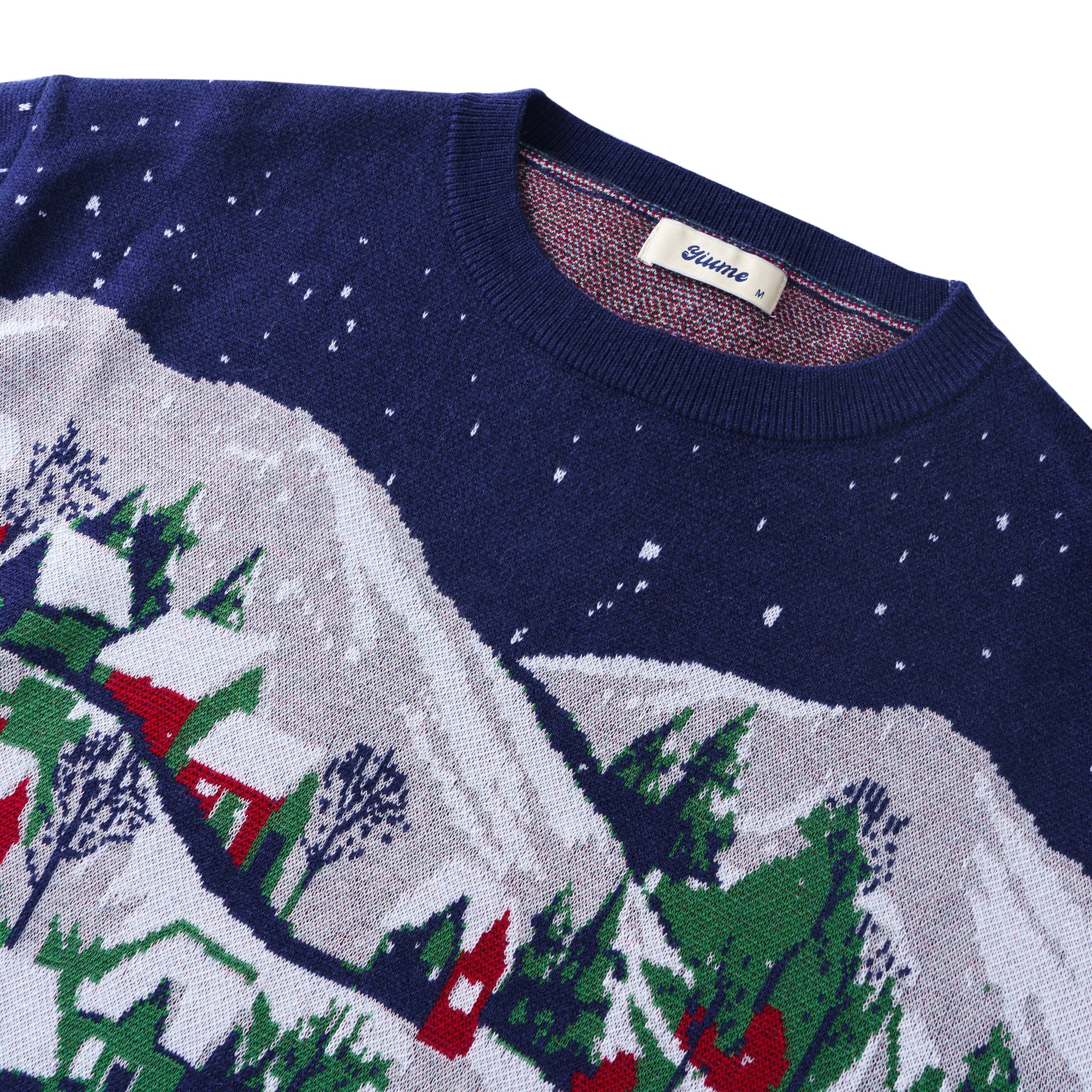 Hawaiian Sweater For Men Christmas Eve Evening Crew Sweater