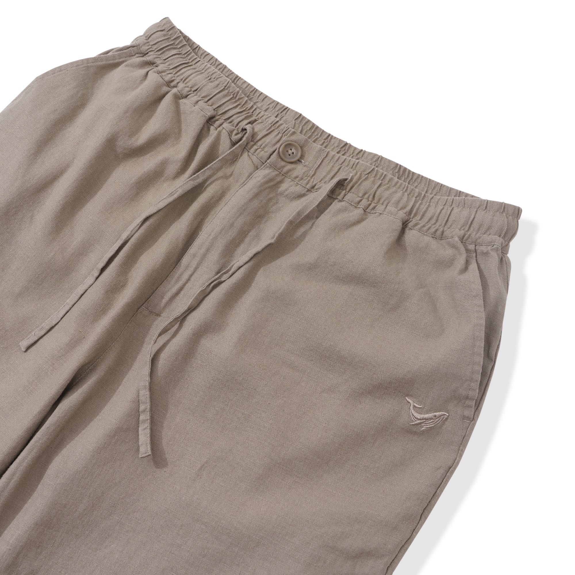 Linen Pant For Men Versatile Linen 5-Pocket Pants (Brown)