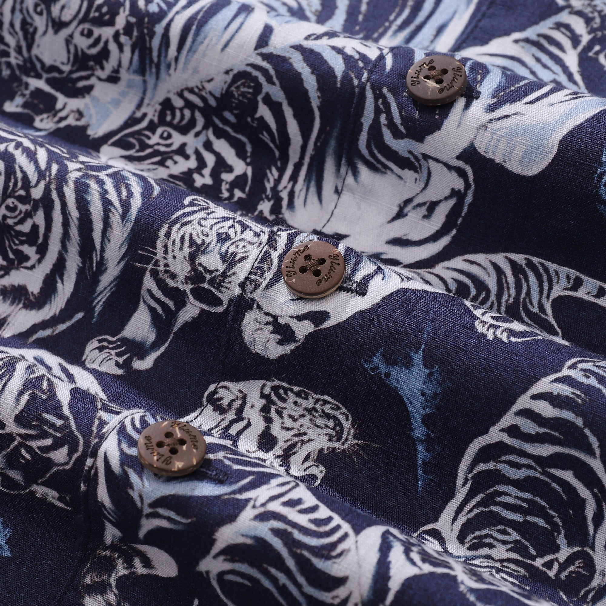 Hawaiian Shirt For Men Tiger King Contest Print Shirt Camp Collar 100% Cotton