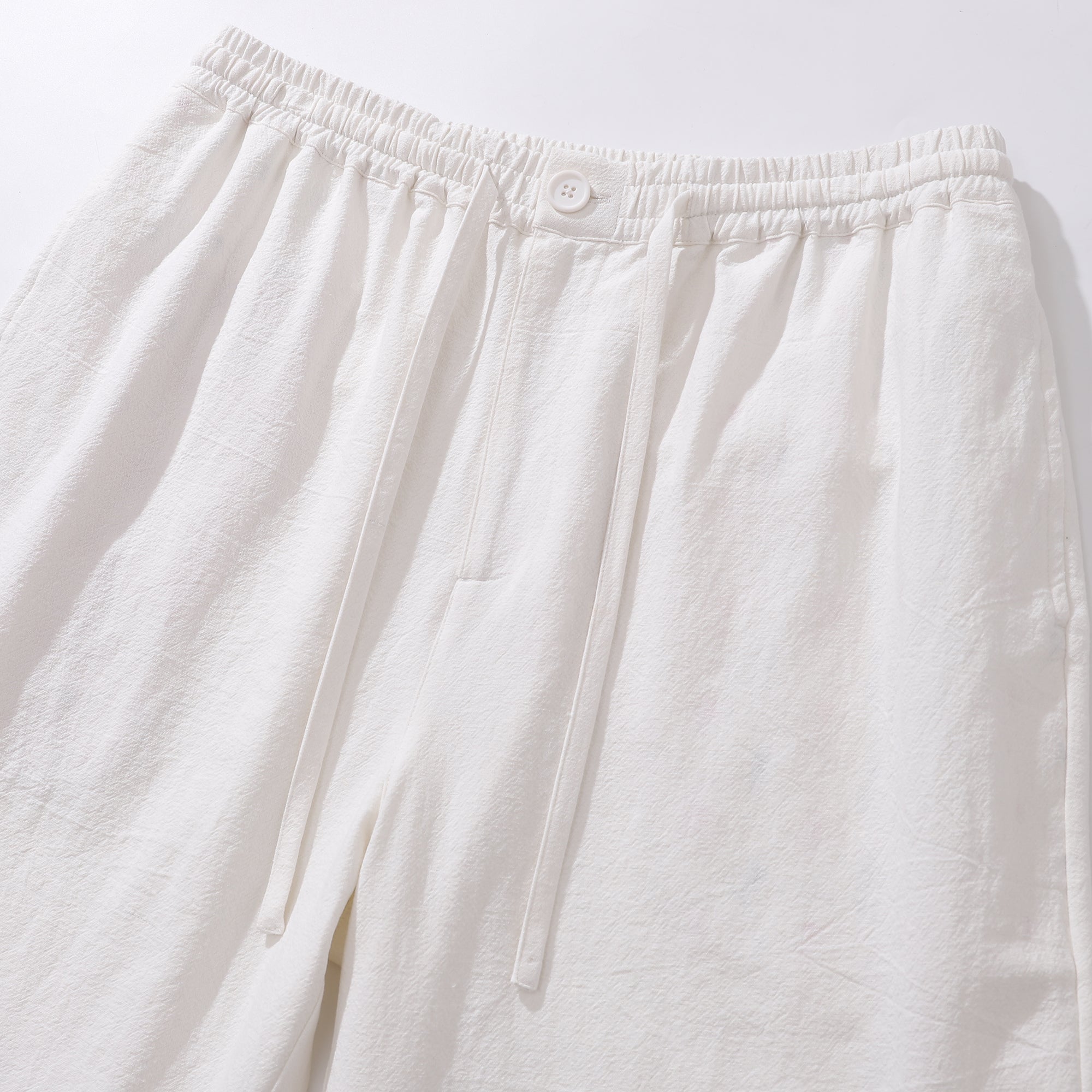 Mid-Rise Straight Bermuda 8-10 Inch Shorts - WHITE Version 3.0