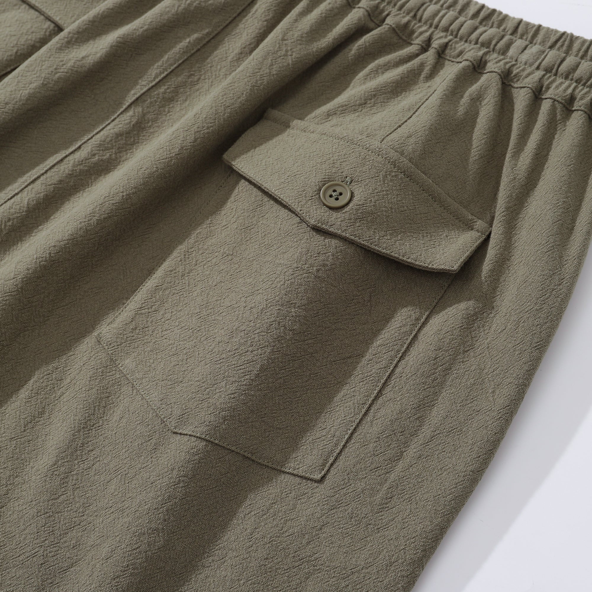 Mid-Rise Straight Bermuda 8-10 Inch Shorts - ARMY GREEN Version 3.0