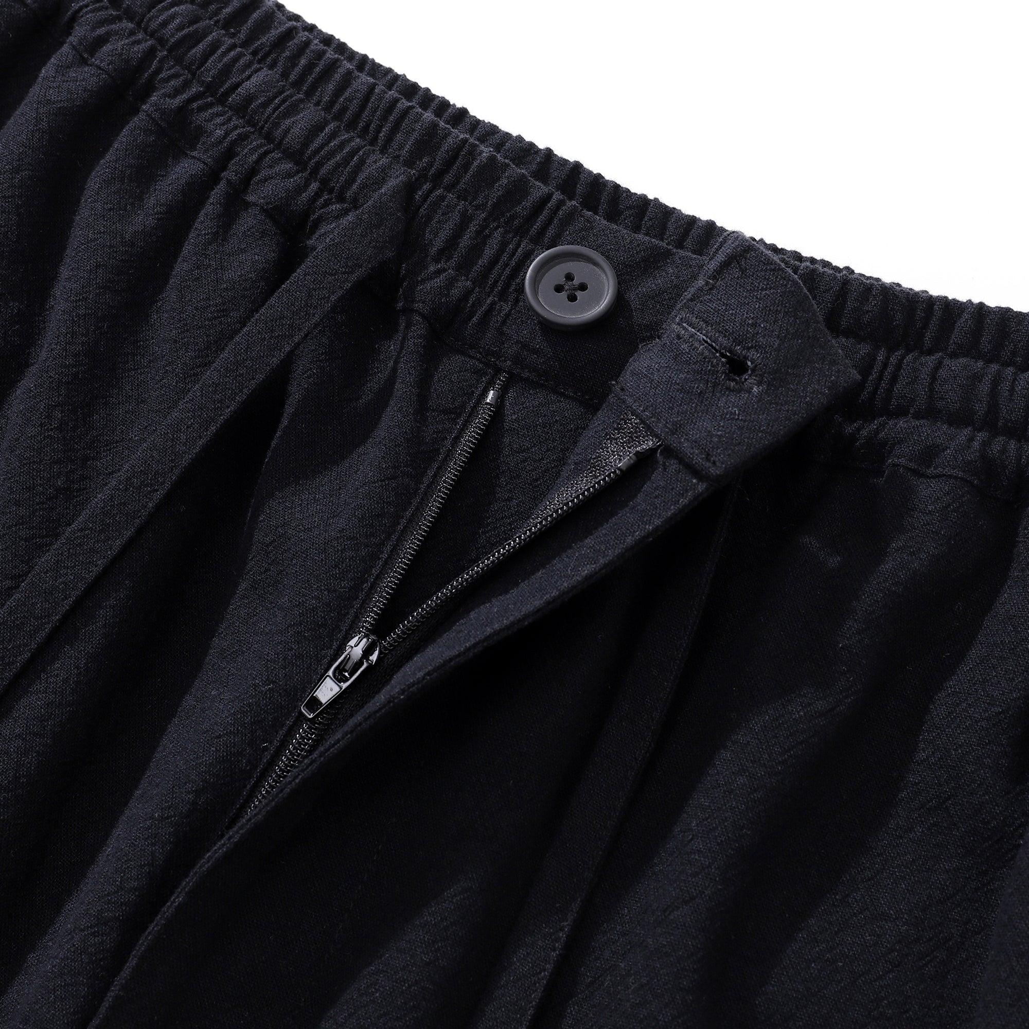 Mid-Rise Straight Bermuda 8-10 Inch Shorts - BLACK Version 3.0