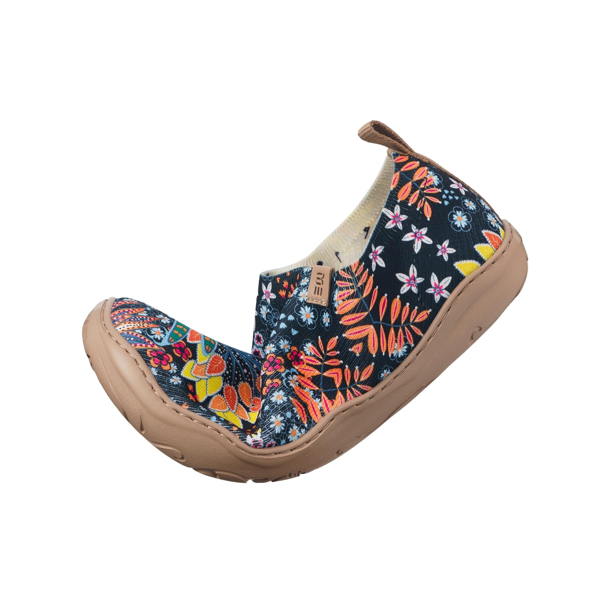 Quirky Plants Women's Slip-On Shoes Painted Canvas Sneakers