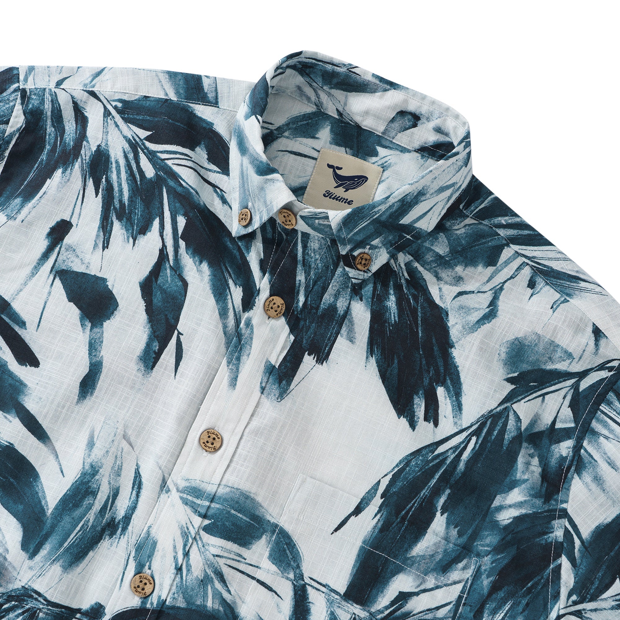 Kona Breeze Artisan Hawaiian Shirts for Men 100% Cotton Men's Aloha Hawaiian Long Sleeve Button-down Shirt