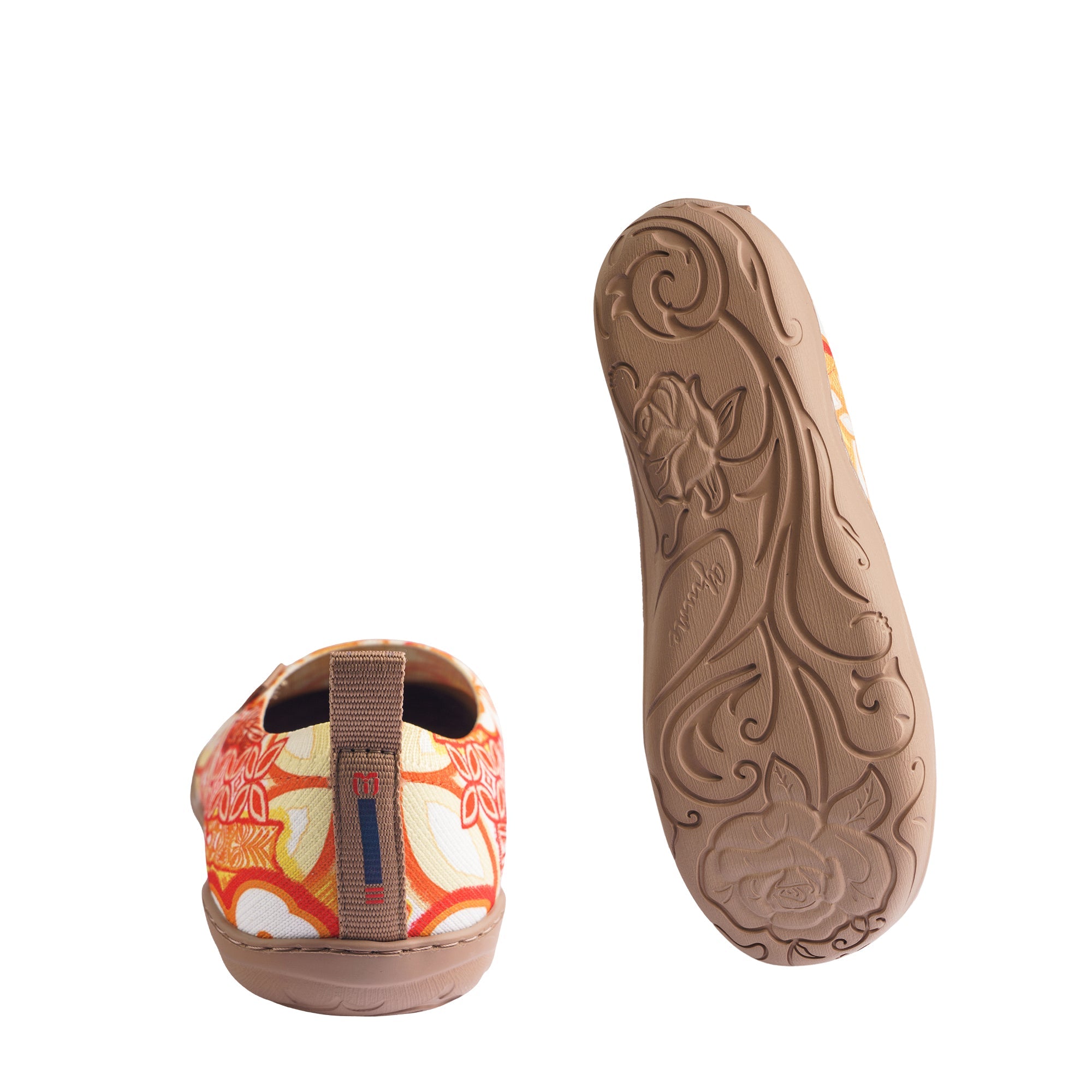 Tiki Print Women's Slip-On Shoes by TIKIROB  Painted Canvas Sneakers