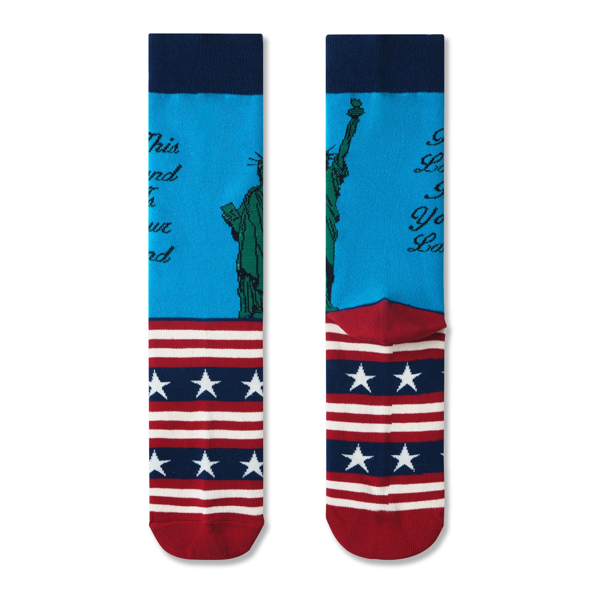 Statue of Liberty Print Men Socks