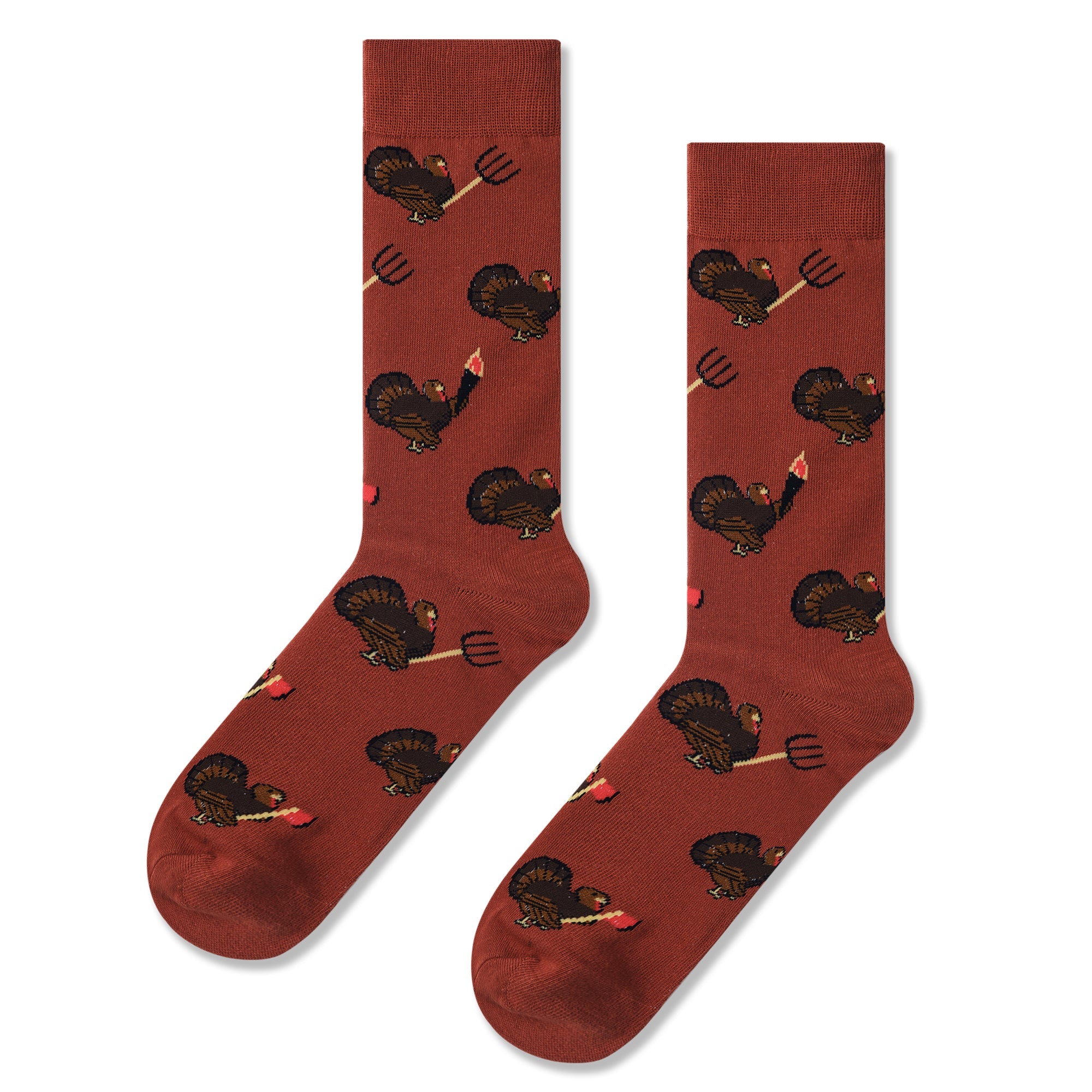 Turkey Print Men Socks