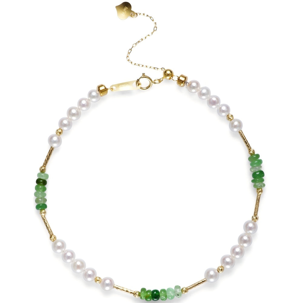Tsavorite Pearl Bracelet