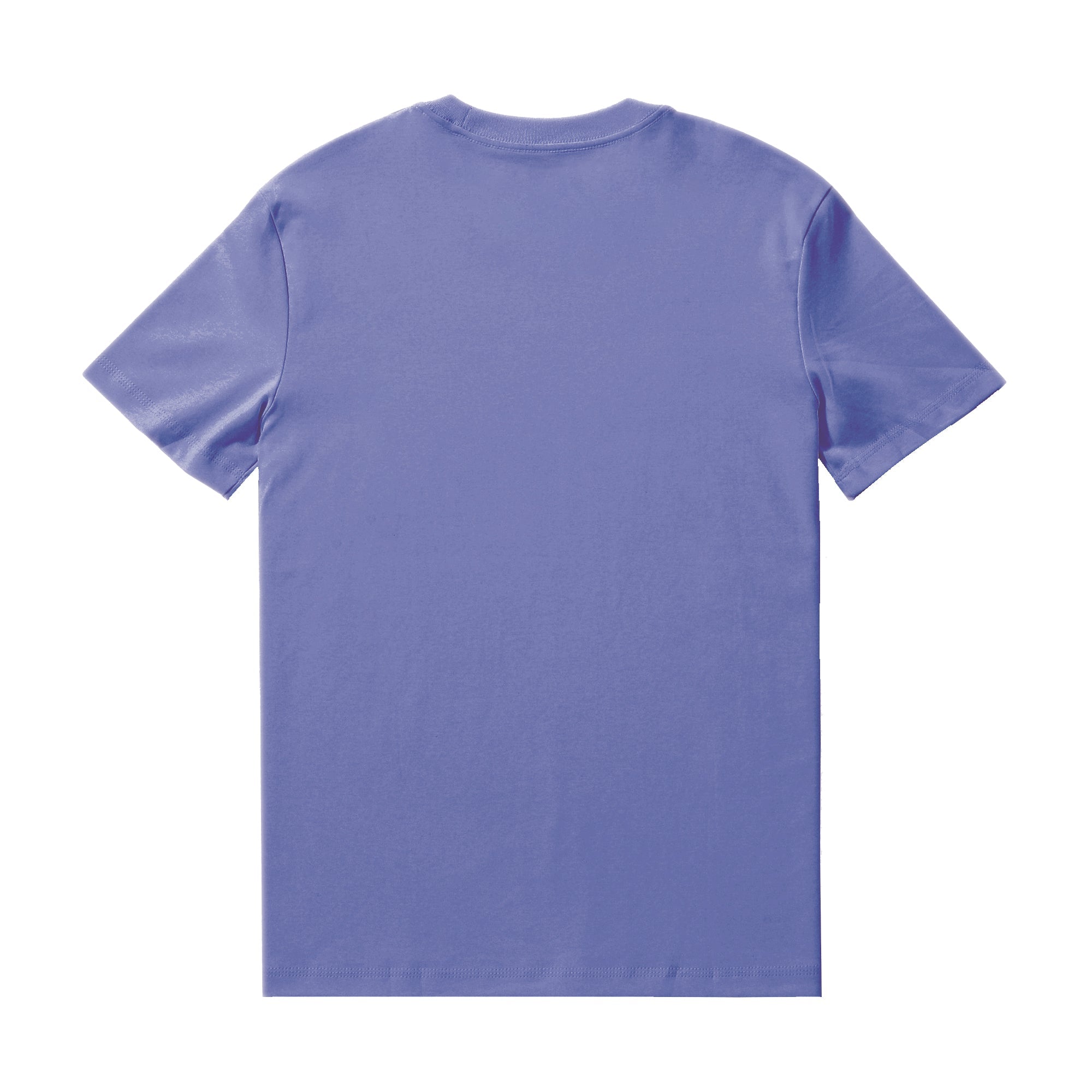 Hawaiian Tee For Men Crew Neck 100% Cotton - PERIWINKLE