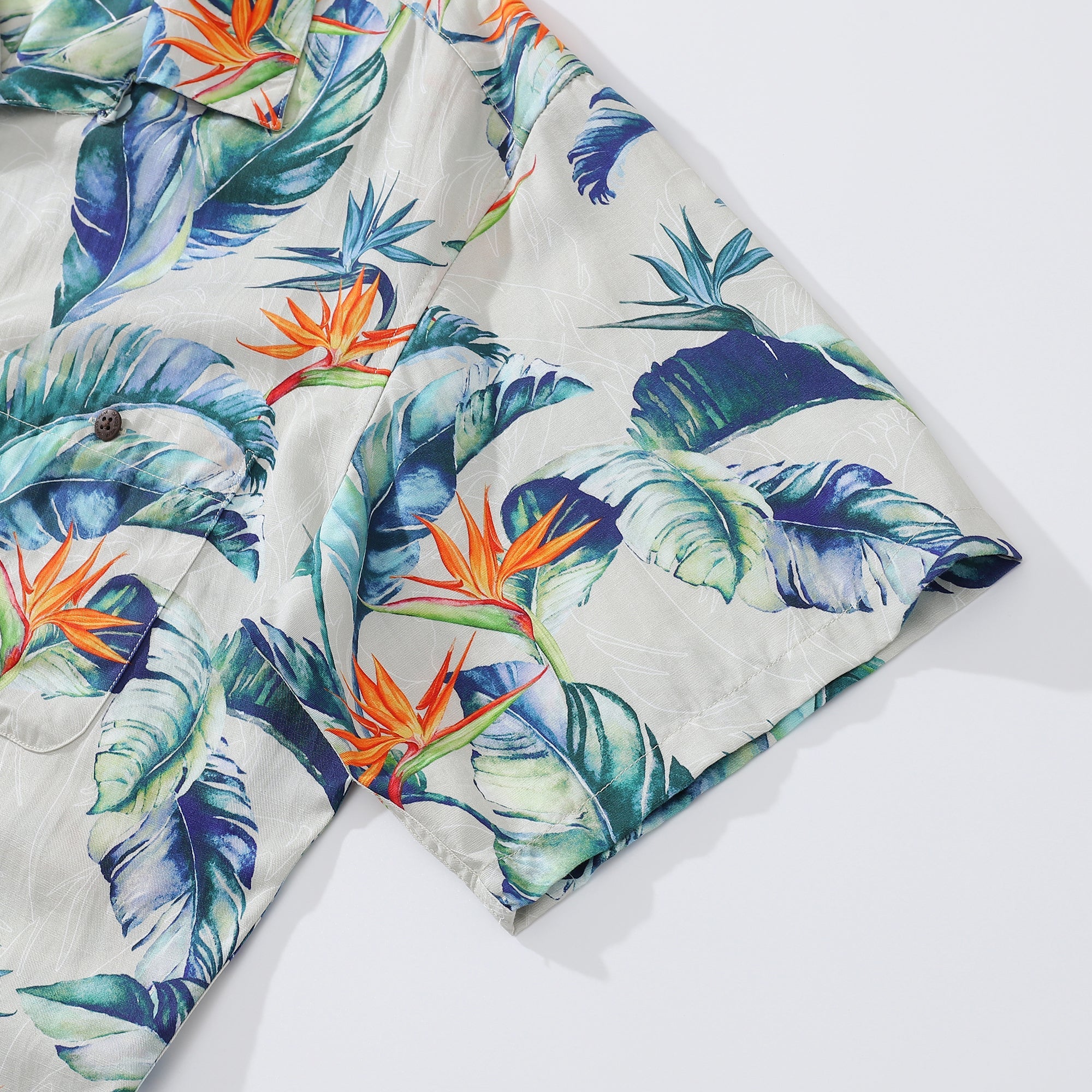 Hawaiian Shirt For Men Fantasy of the Paradise Bird Print Shirt