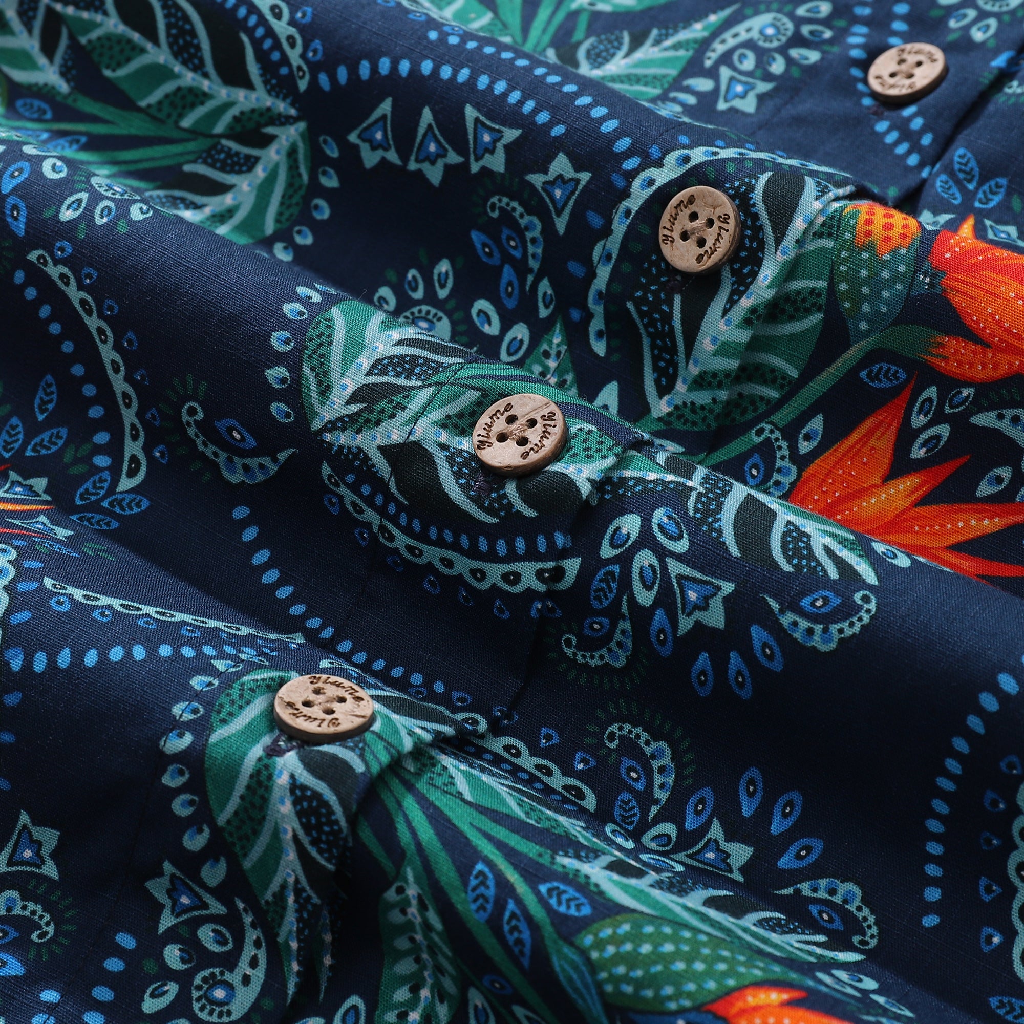 Women's Hawaiian Shirt Birds of Paradise By Fizah Malik Print Cotton Button-down Short Sleeve