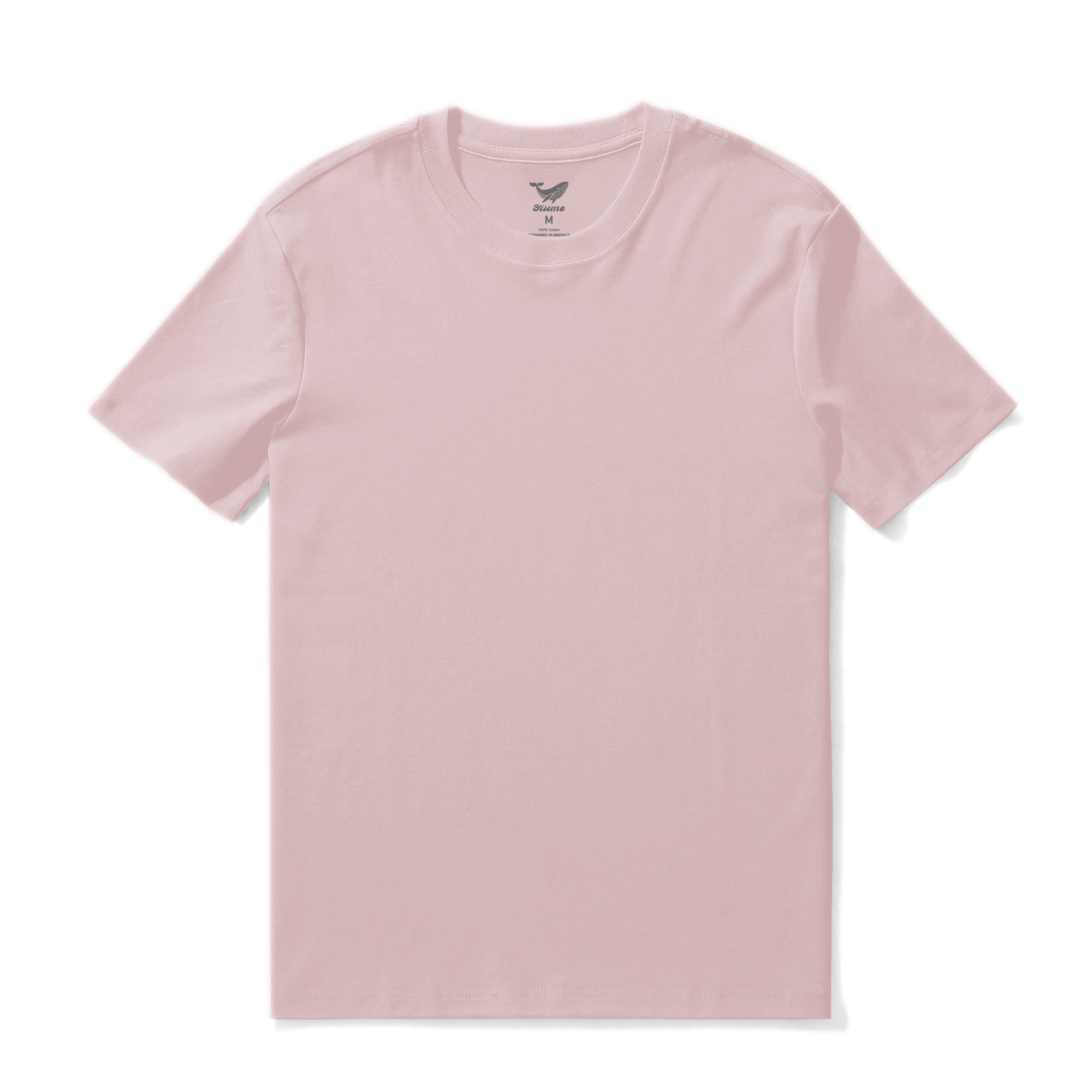 Hawaiian Tee For Men Crew Neck 100% Cotton - PINK